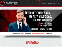 Tablet Screenshot of neurotechmexico.com
